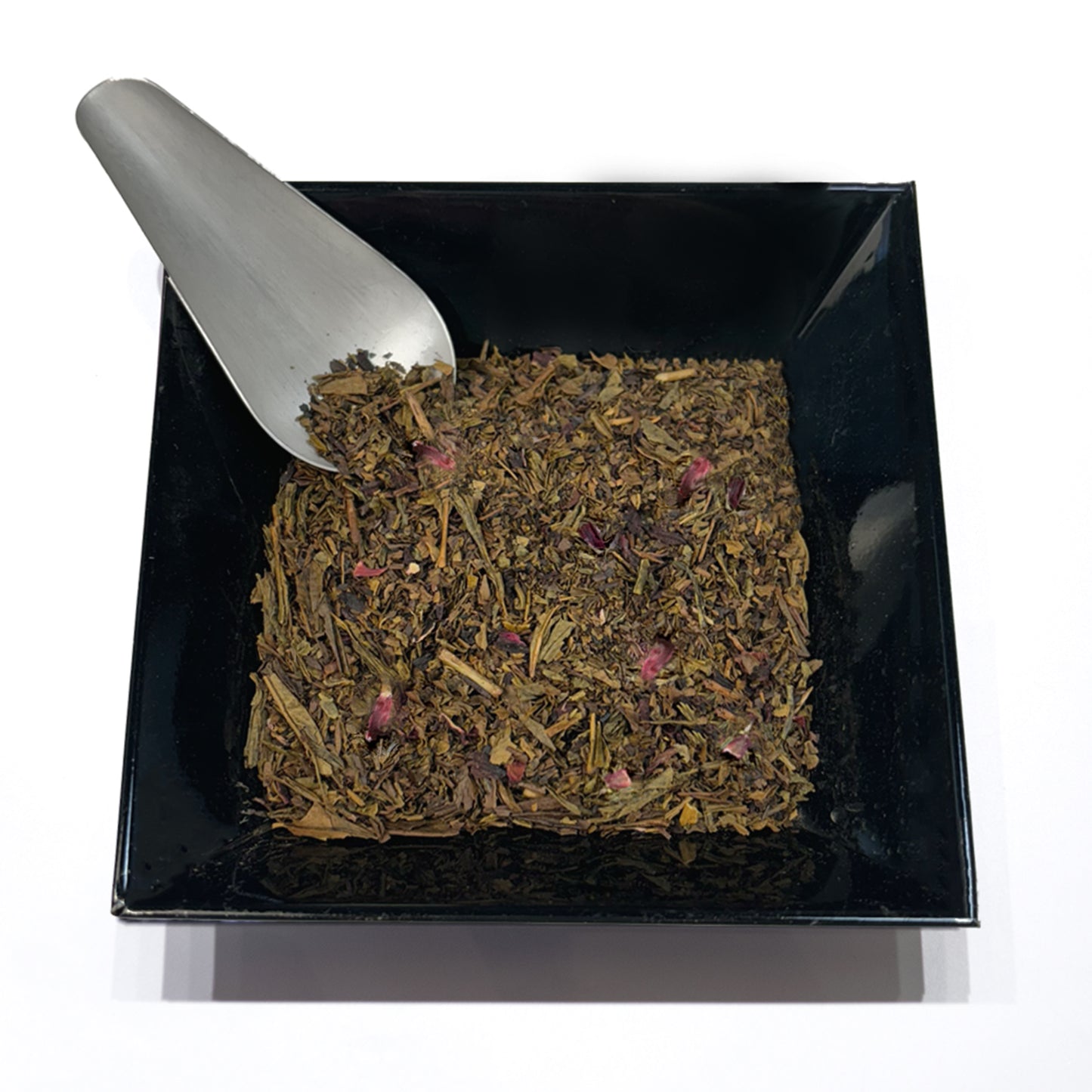 焙じ茶+ハイビスカス