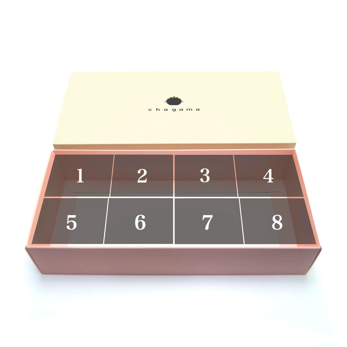 chagama50g詰めギフト用の箱(8袋用)